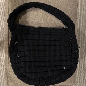 Free People - NWOT - Black Quilted Bag